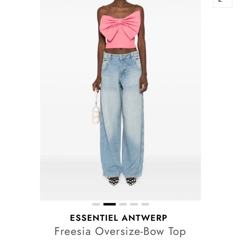 Freesia Oversized bow top